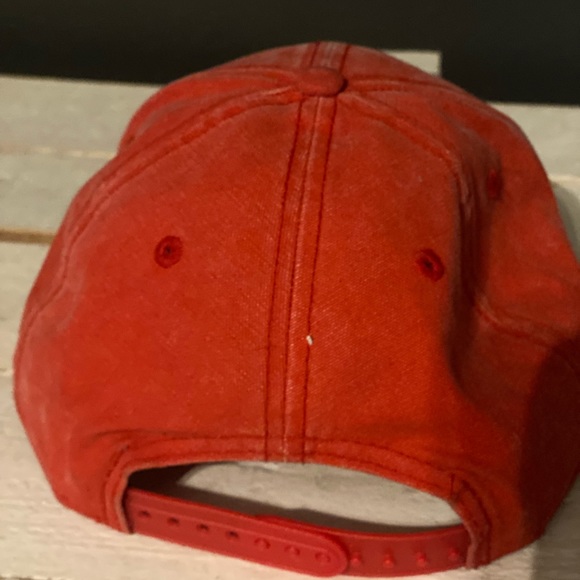 Red New Era Houston Rockets hat. Only wore a few times. - Picture 3 of 4